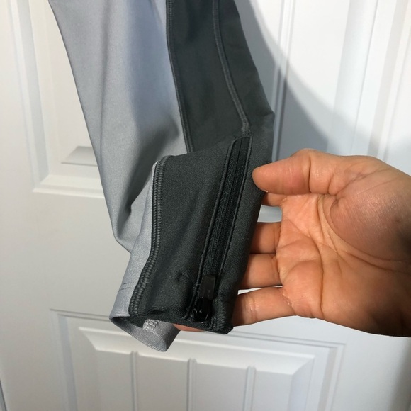 Under Armour Compression Drawstring Two Gray Tones, Pocket Leggings XL - Picture 4 of 13